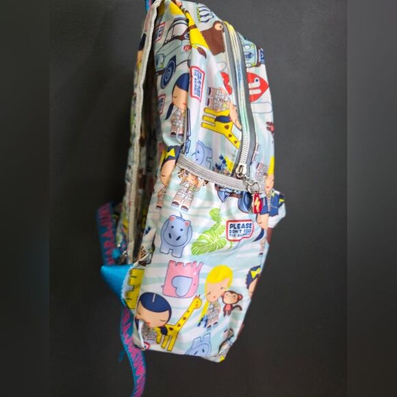 Harajuku Lovers Fatal Attraction To Cuteness Small Backpack Tablet Padded 14x10 - Picture 9 of 12